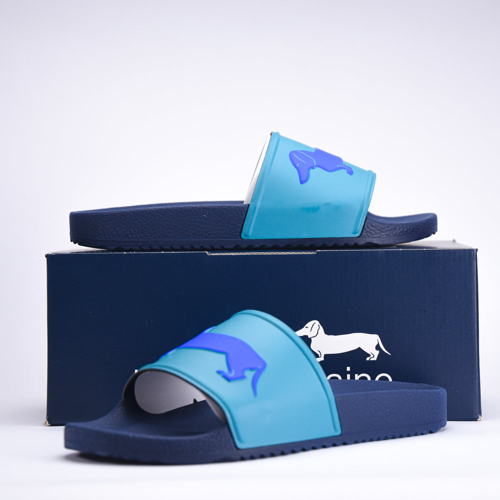 HARMONT AND BLAINE CIABATTA UOMO EVA - LOGO VERDE MARE - BLU - EFM231-131-6540