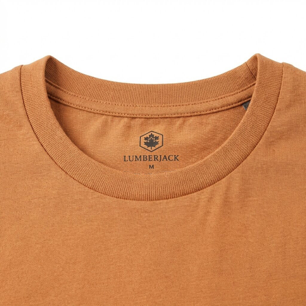 LUMBERJACK MEN TEE ITALY BIG LOGO ORANGE - LBJ27001-DOR