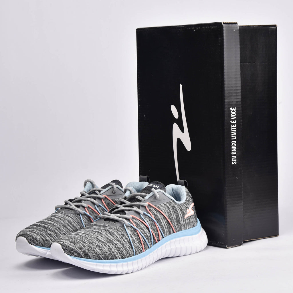 FLEX UP CINZA/SKY BLUE/SALMAO - 8619F-1162