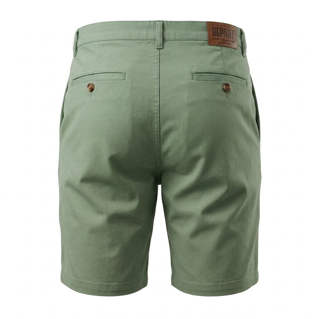 DEPART Short chino homme - G21-000175-GREEN