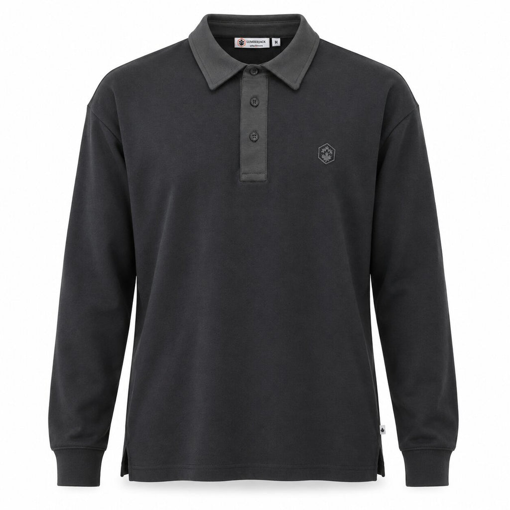 LUMBERJACK POLO LS - LBJ-00507-GRY