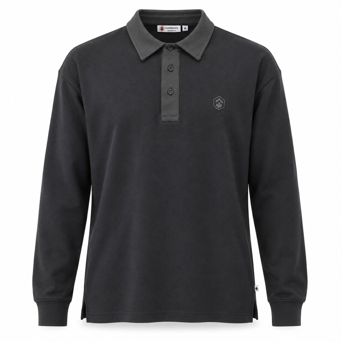 LUMBERJACK POLO LS - LBJ-00507-GRY
