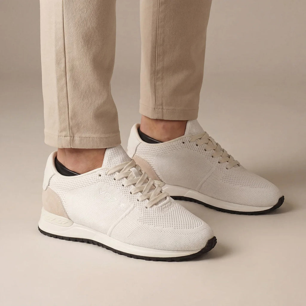 VO7 BASKET MILAN KNIT HOMME WHITE - CH-MIL-WHT