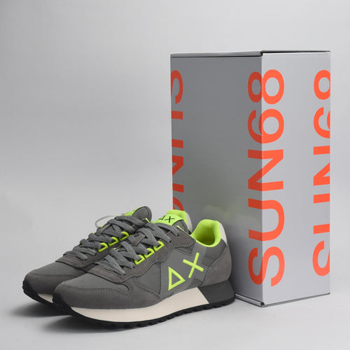 BASKET SUN68 JAKI FLUO 34 GRIGIO MEDIO - Z44115-34
