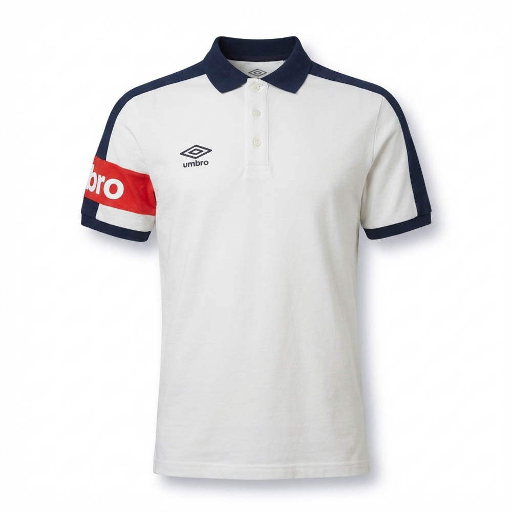 UMBRO POLOS ORIGINAL HOMME BLANC COTON - UAA241M014 -100