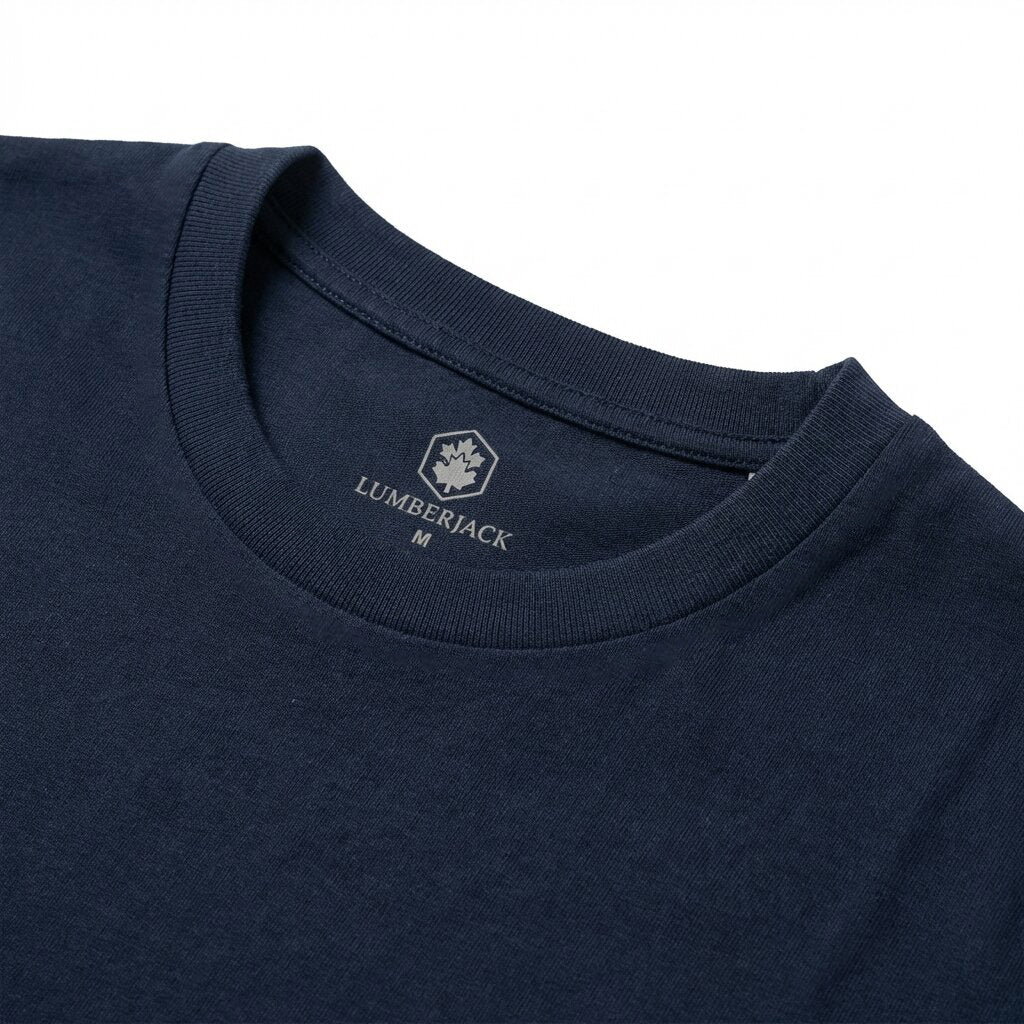 LUMBERJACK MEN TEE MINI LOGO NAVY - LBJ24005-NVY