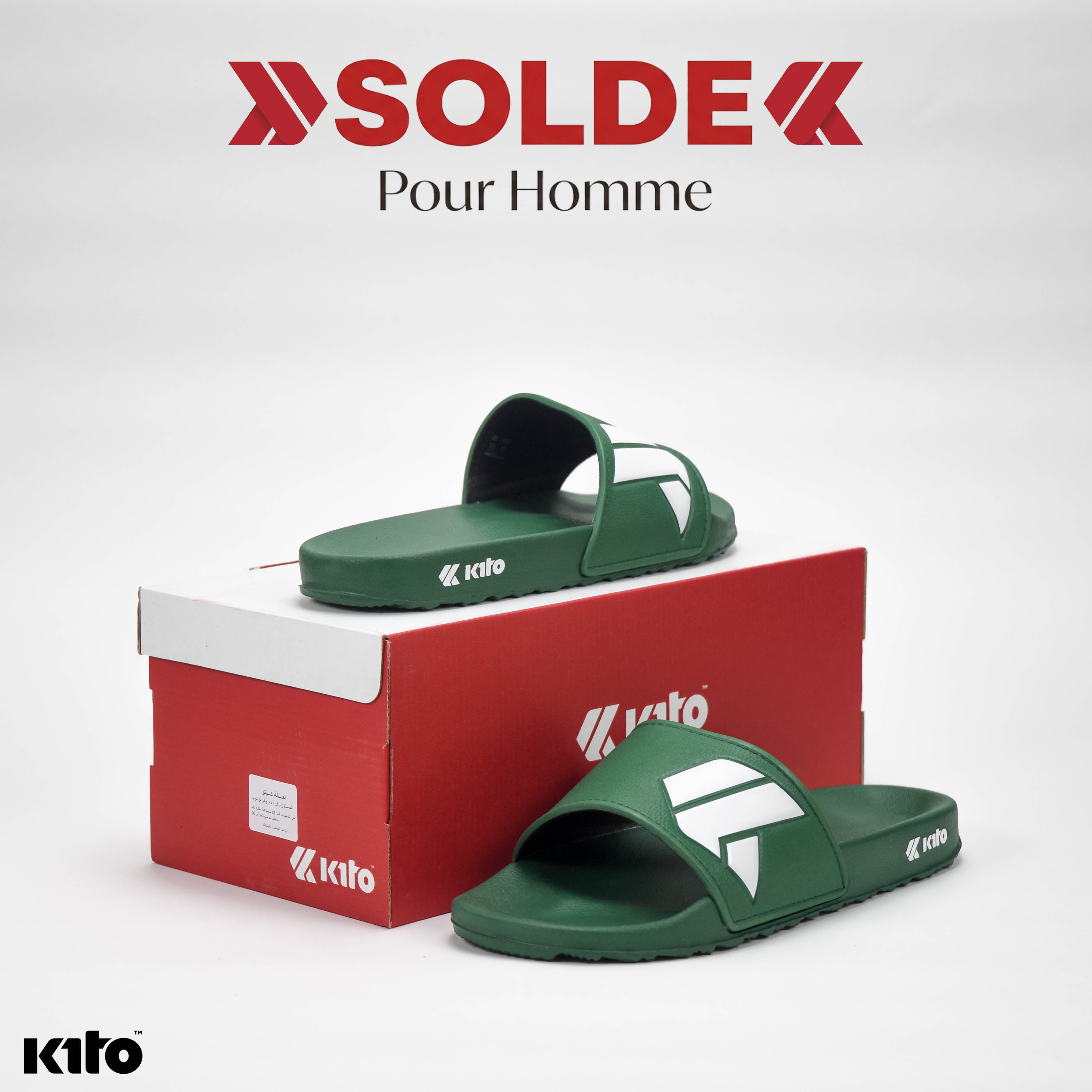 CLAQUETTE AH21M GREEN KITO - AH21MG