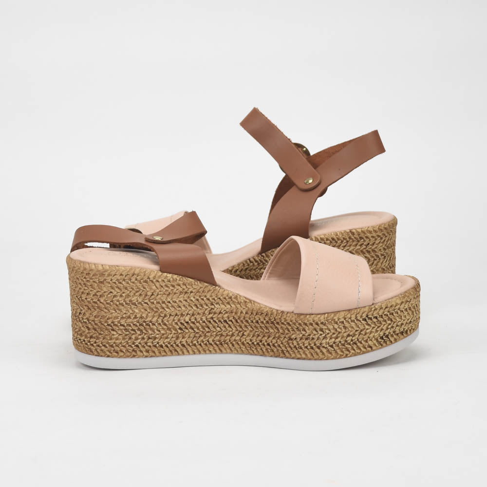 ANDRÉ SANDALES BALADINA FEMME ROSE MARRON - 52314607647