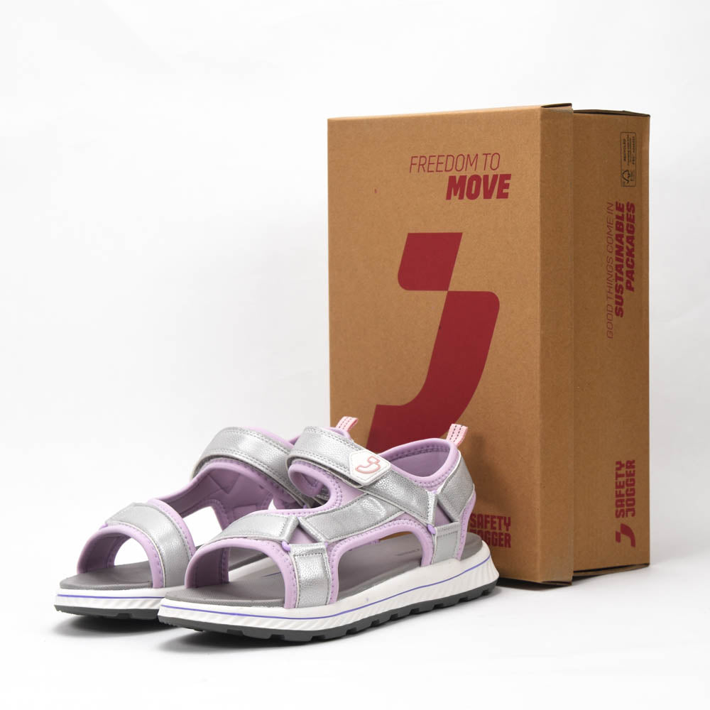 Safety Jogger Sandales Scratch Femme - 613961-LLC-SIL