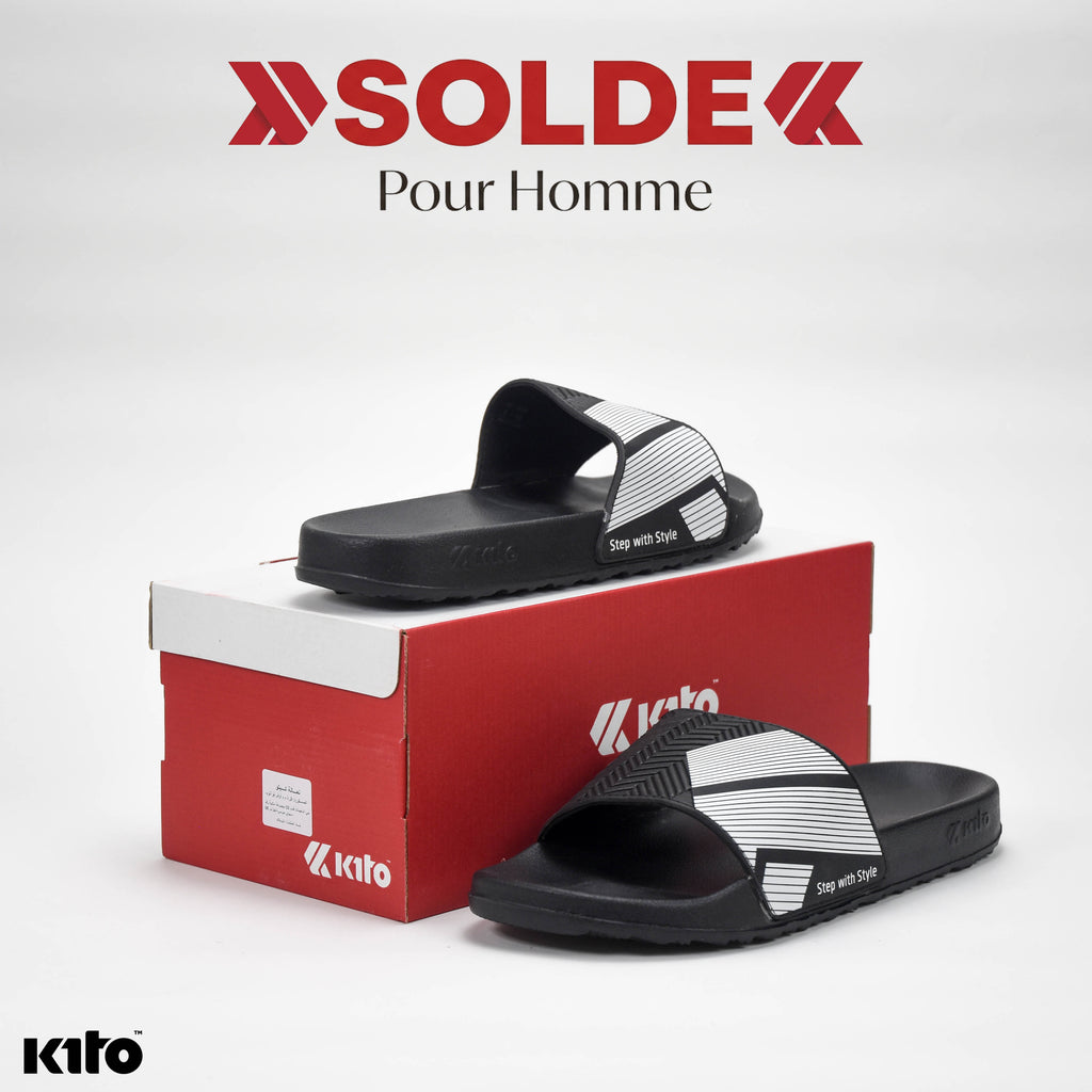 KITO CLAQUETTE AH129M BALCK - AH129MBLK