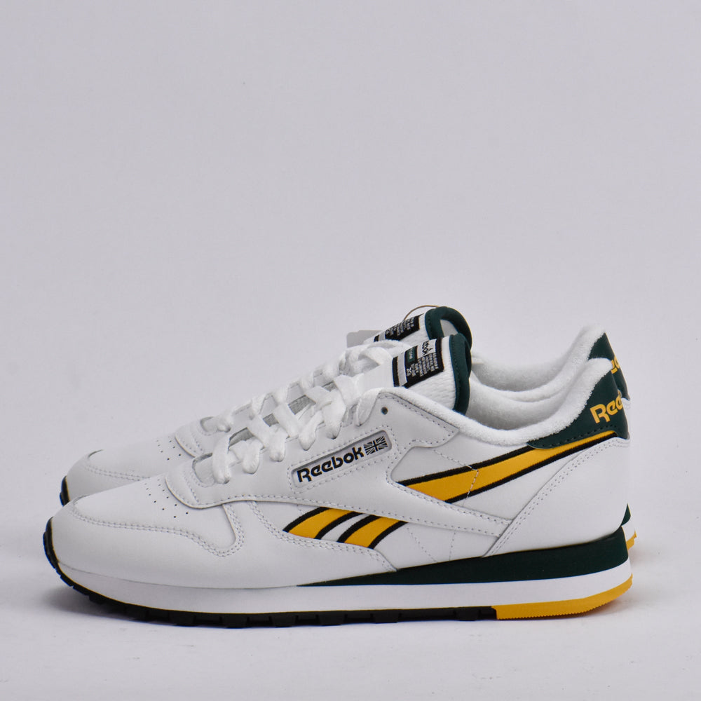 REEBOK CLASSIC LEATHER WHITE/GOLD/GREEN - 100201079
