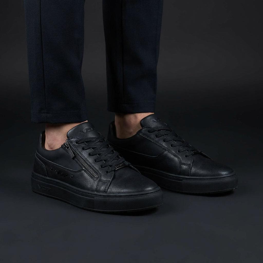 VO7 BASKETS DE LUXE ROMA HOMME NOIR - CH-ROM-D
