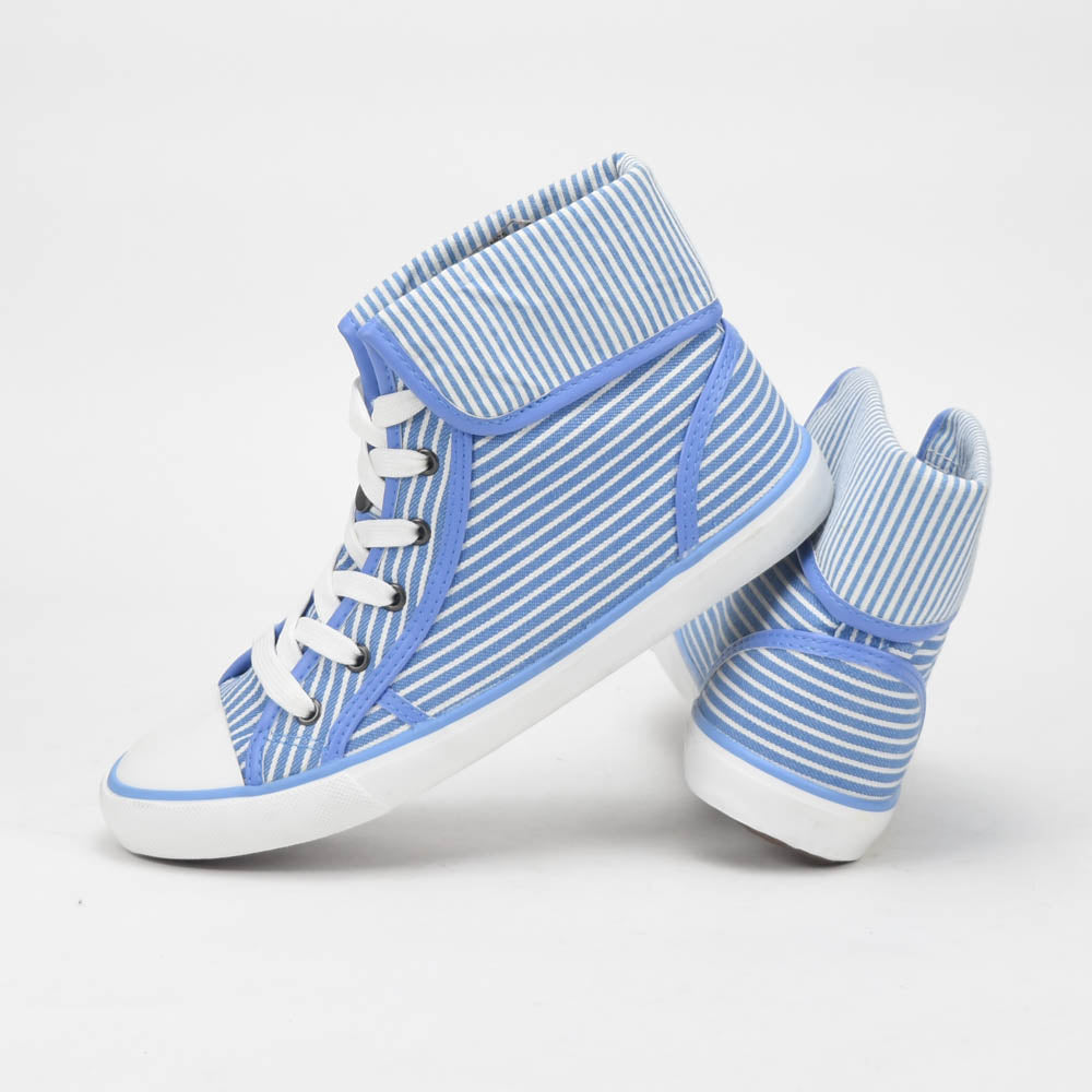ANDRÉ BASKETS MONTANTES FEMME GIROFLE BLUE - 52149481207