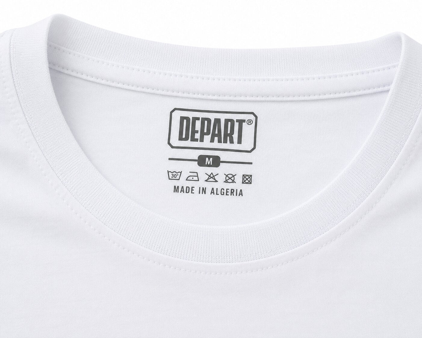 Départ Homme T-shirt Oversize Blanc - MT319-G23-014071