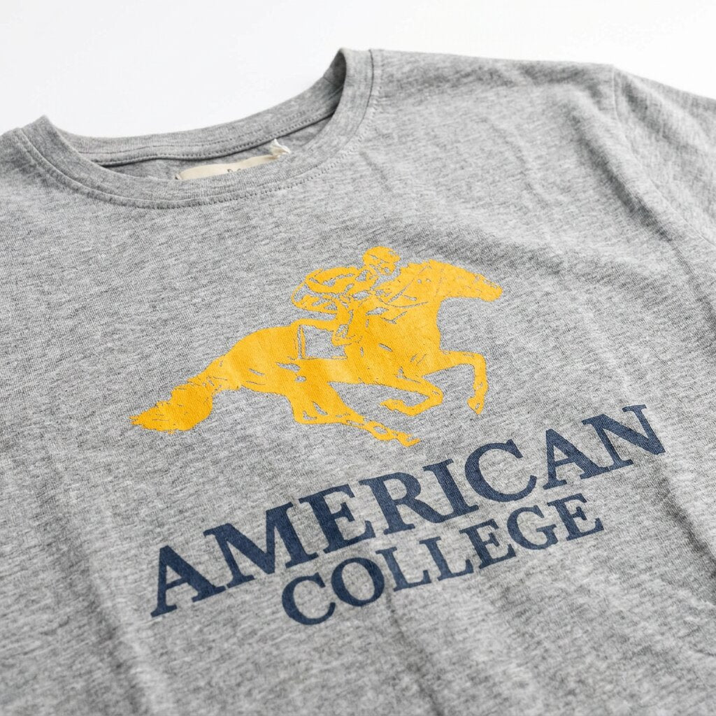 American College t-shirt pour Homme - TS260103-GREY/YELL