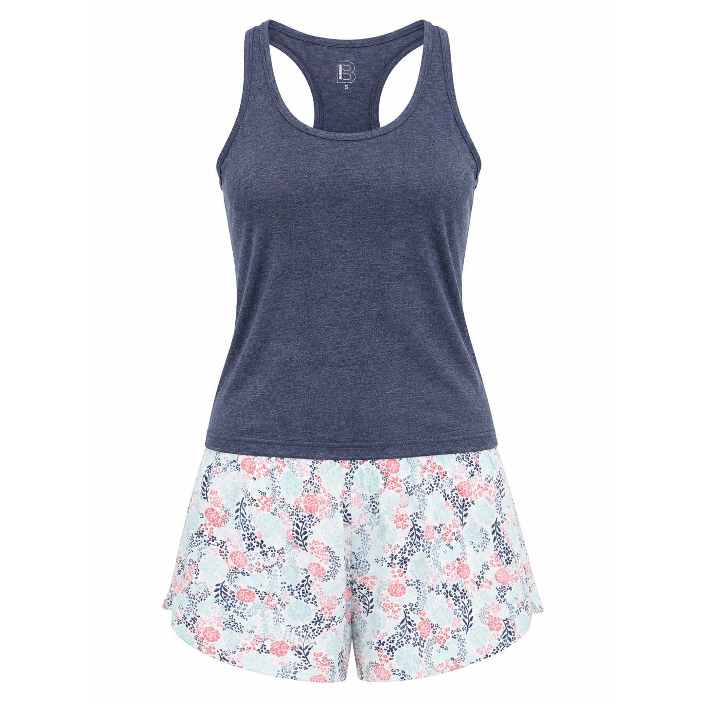 Pyjama d'Été Femme Bleu - P-BOULEVARD-GRIS