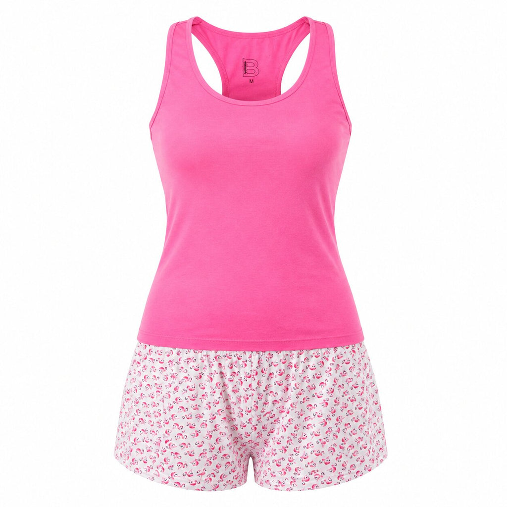 Pyjama d\'Été Femme Rose - P-ROSE-04