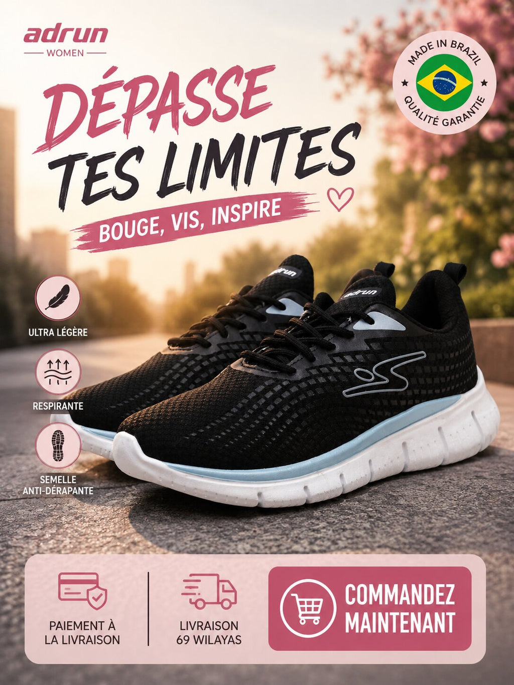 Adrun Baskets Femme - 9706F-152
