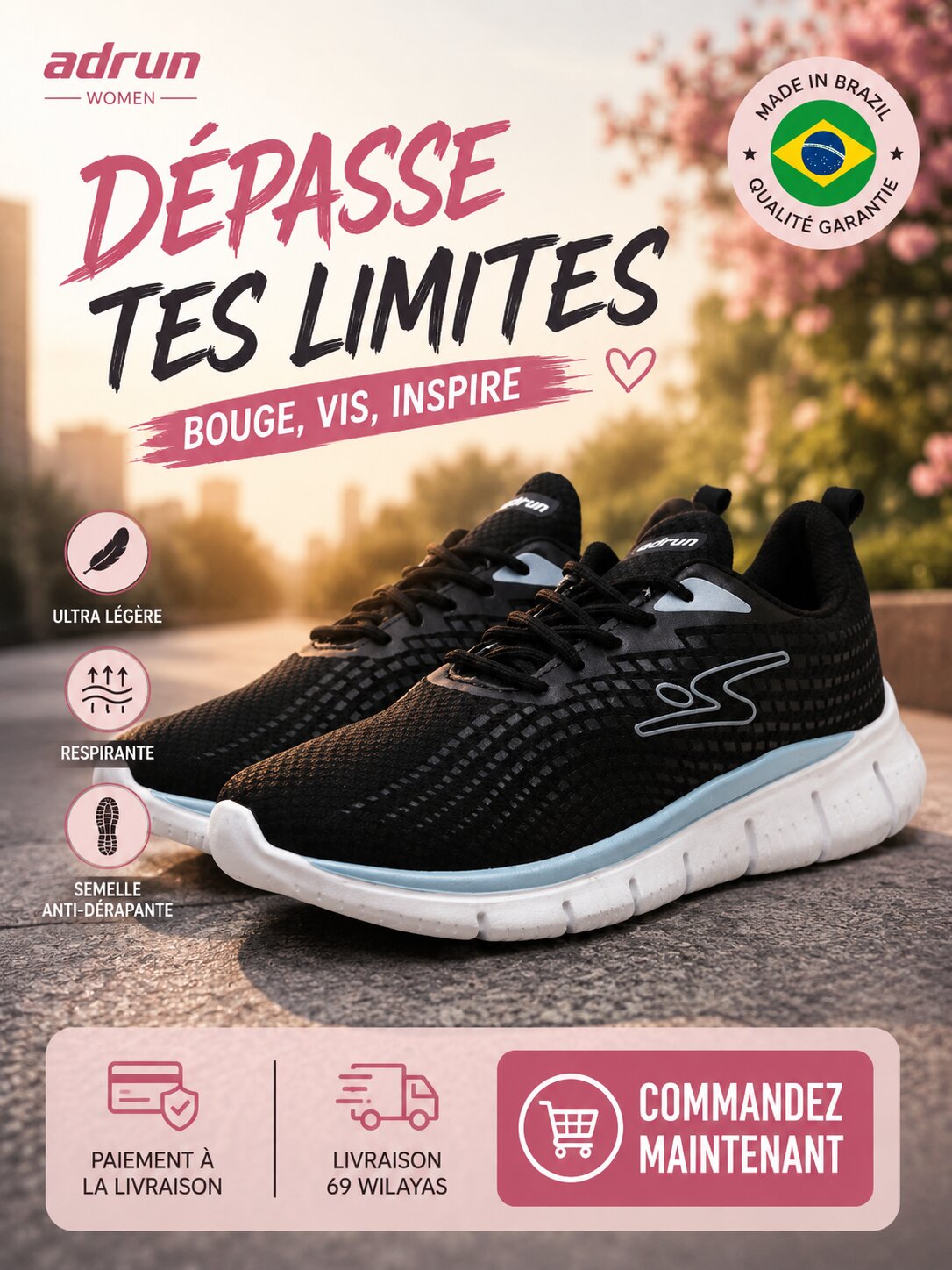 Adrun Baskets Femme - 9706F-152