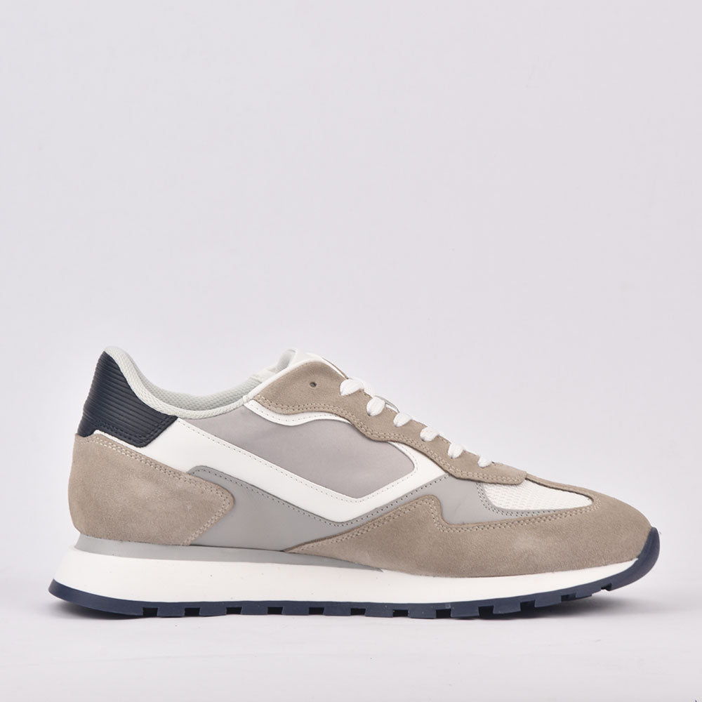 HARMONT AND BLAINE SCARPA UOMO CALF   BEIGE  BIANCO - EFM231-070-6150