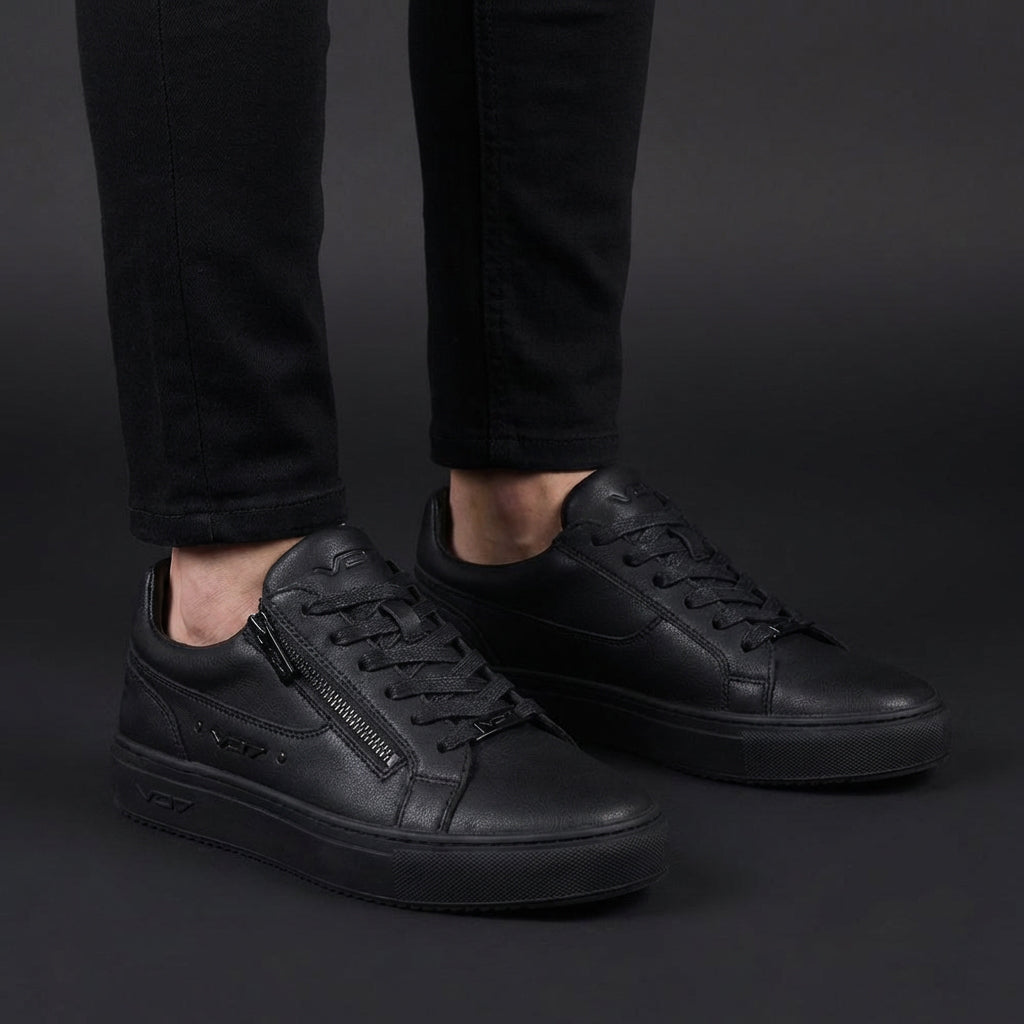 VO7 BASKETS DE LUXE ROMA PUR HOMME NOIR - CH-ROM-PUR-D