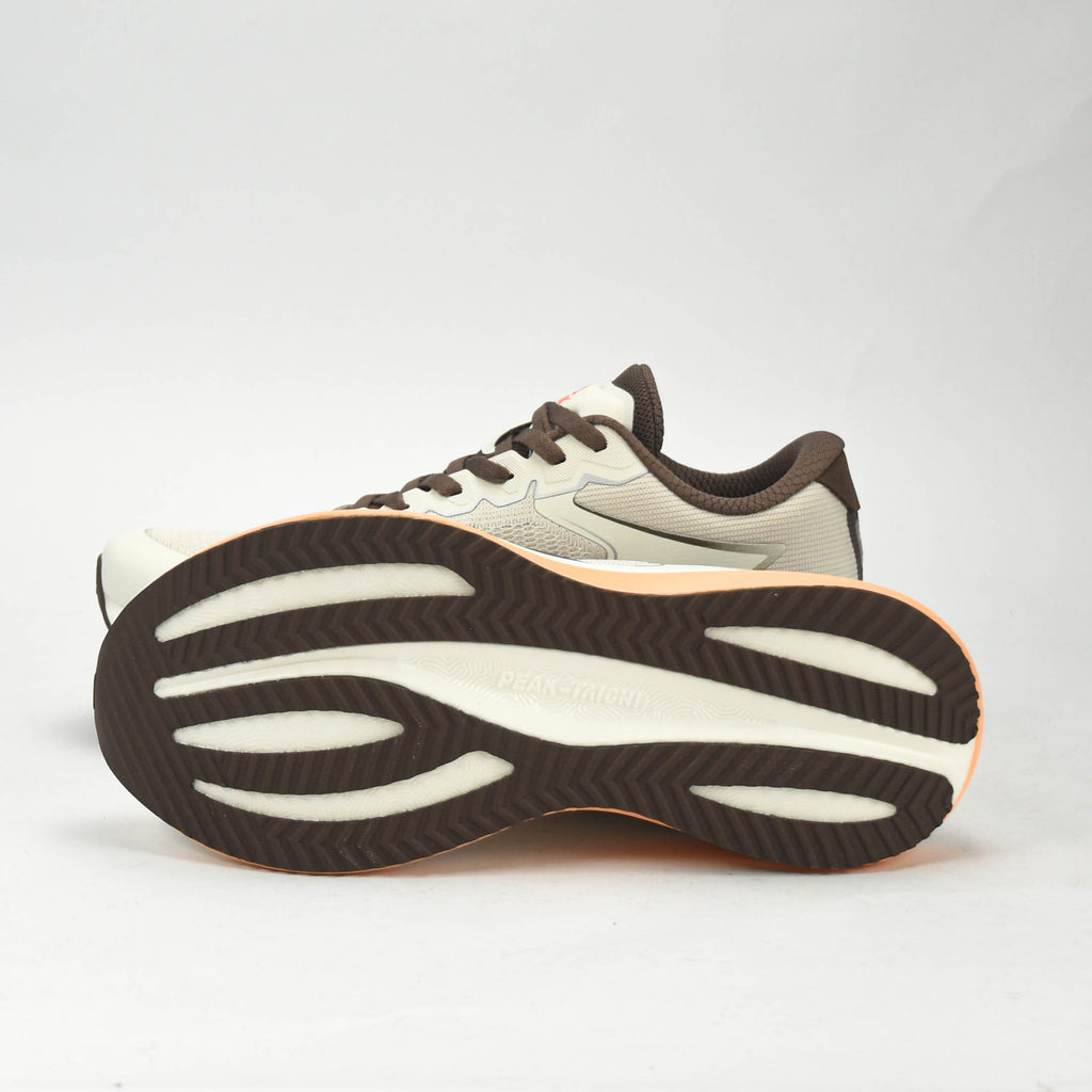 Peak Tiachi Sports Shoes Off White/Brown - EXT53227H-Z491