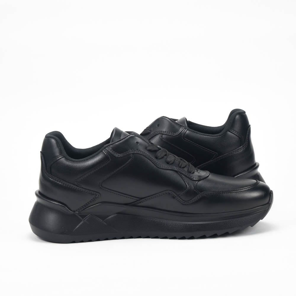Harmont and Blaine Sneakers Leather Black - EFM252.070.1B0.11