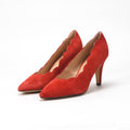 ANDRÉ ESCARPINS FEMME SAPHIR DAIM ORANGE - 52134738408