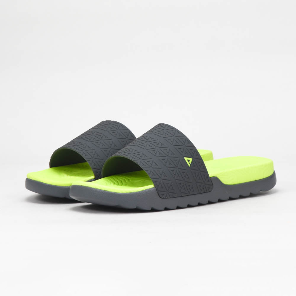 PEAK SLIPPERS DK.GREY YELLOW - E02767L