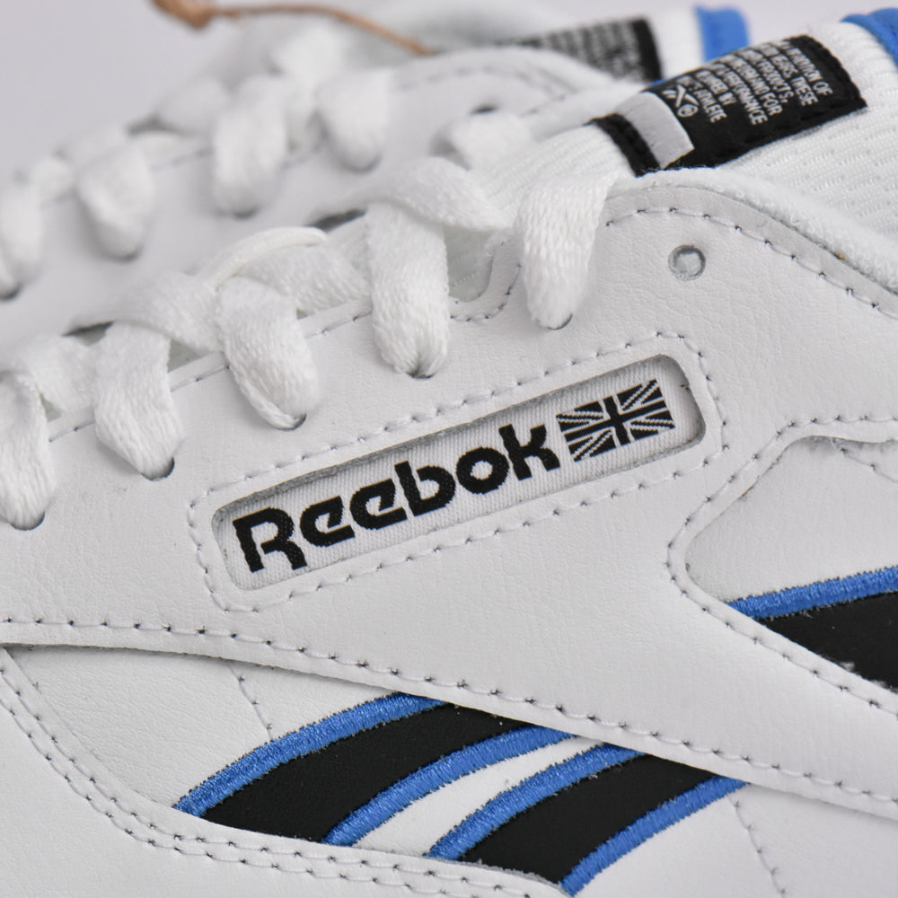 REEBOK CLASSIC LEATHER WHITE/BLUE/BLACK - 100201078