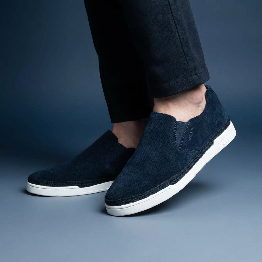 VO7 BASKET HORNET SUEDE HOMME NAVY - CH-HOR-NVY