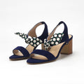 ANDRÉ SANDALES FEMME SUPENS DAIM BLEU - 52314437450