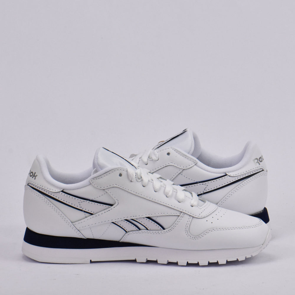 REEBOK CLASSIC LEATHER WHITE/WHITE/NAVY - 100201123