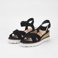 ANDRÉ SANDALES FEMME DAIM NOIR - 52314135637