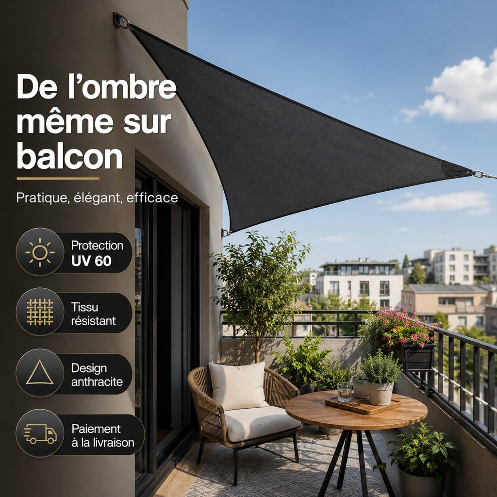 Livarno Home Triangle Sun Shade Sail - HG03610A