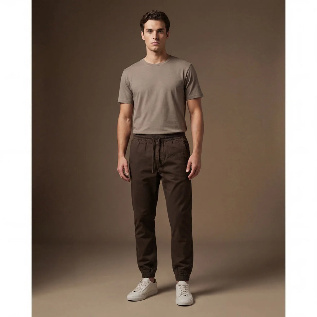 DEPART JOGGER SLIM HOMME MARRON - G21-000176-BROWN06