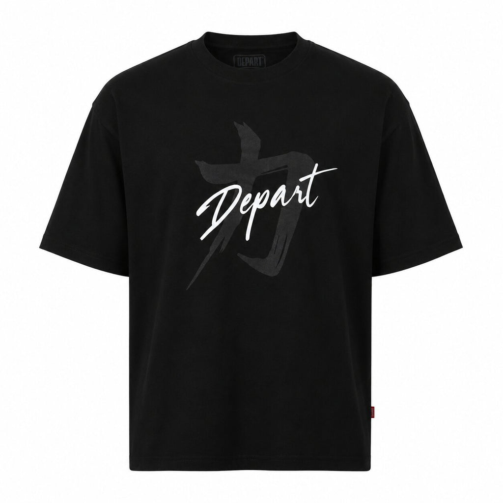 Départ Homme T-shirt Oversize Black - MT319-G23-014069