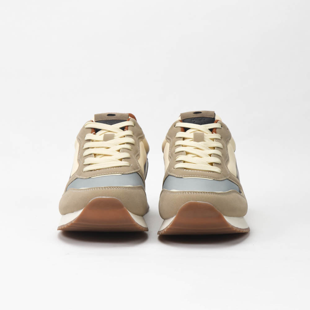 La Martina Low Sneakers Blue Leather - LFM252-040-A70-AE