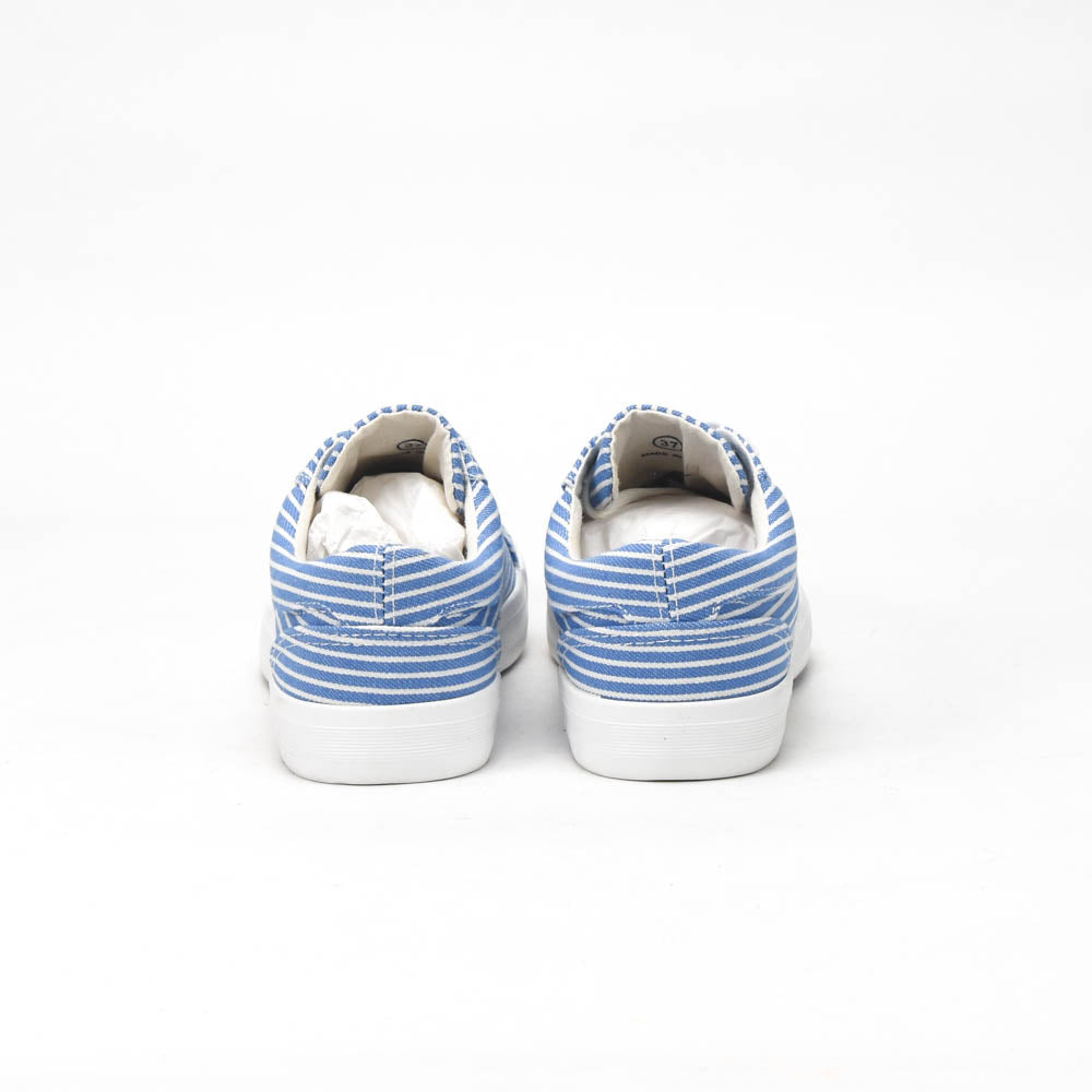 ANDRÉ ESPADRILLES FEMME SESAME TEXTILE BLEU - 52149482206