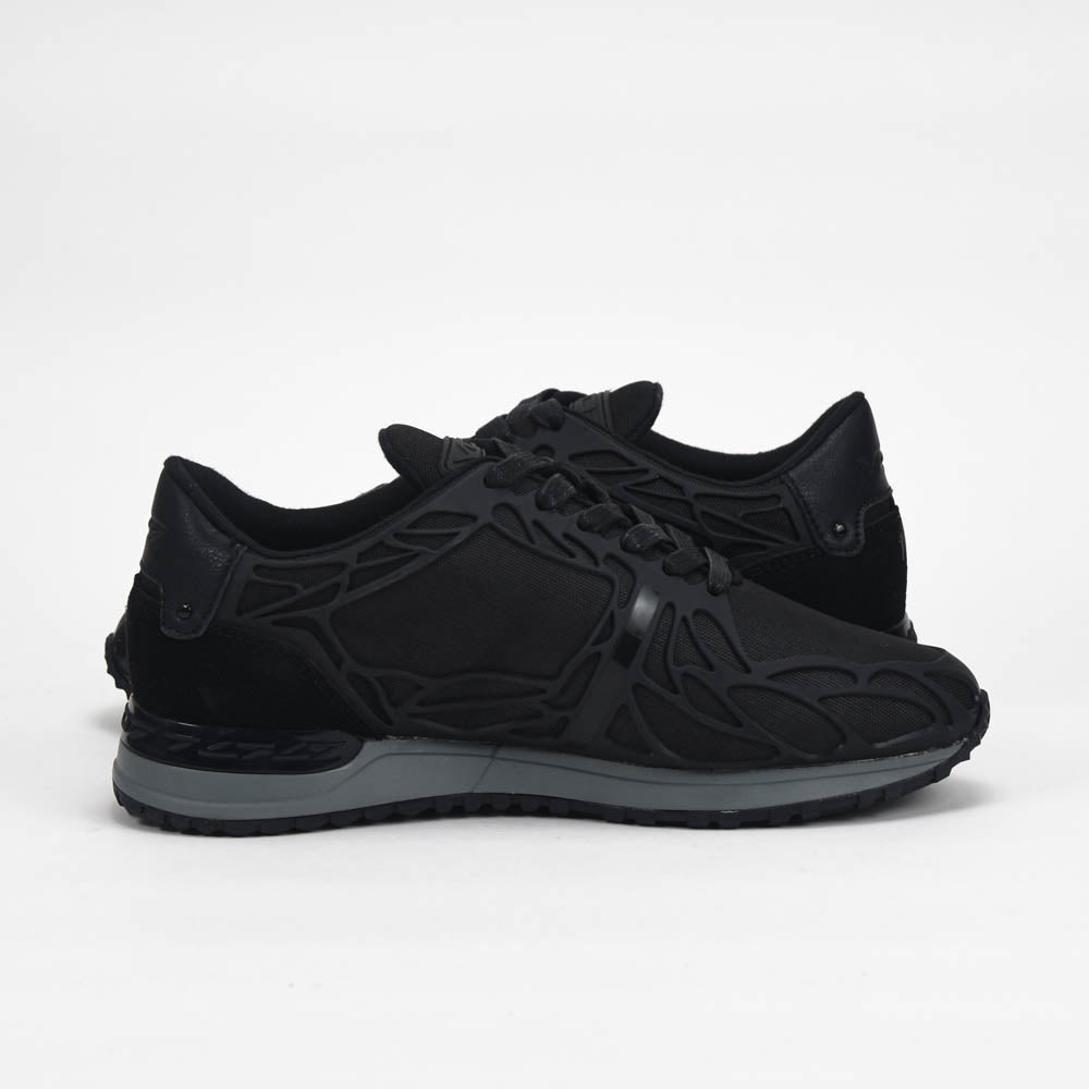 VO7 CHAUSSURE CASUAL MILAN HOMME NOIR - CH-MIL-RUB-BL