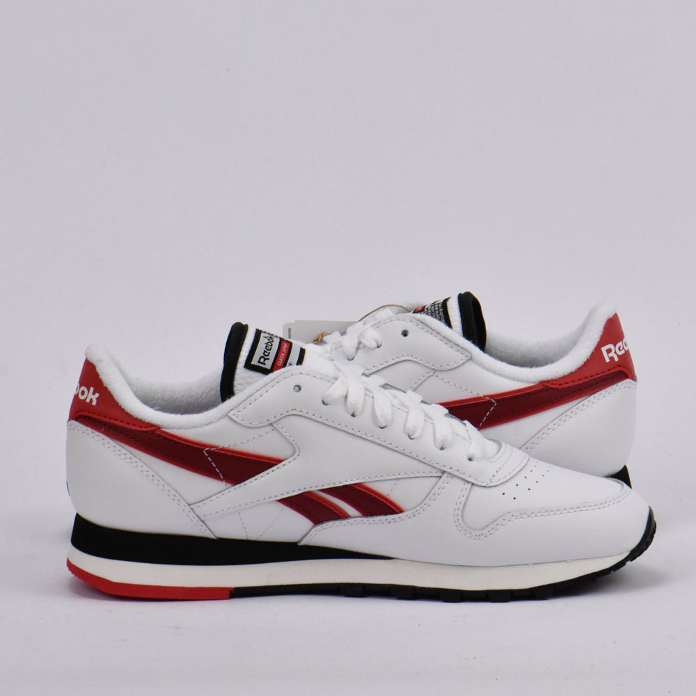 REEBOK CLASSIC LEATHER WHITE/RED/BLACK - 100201077