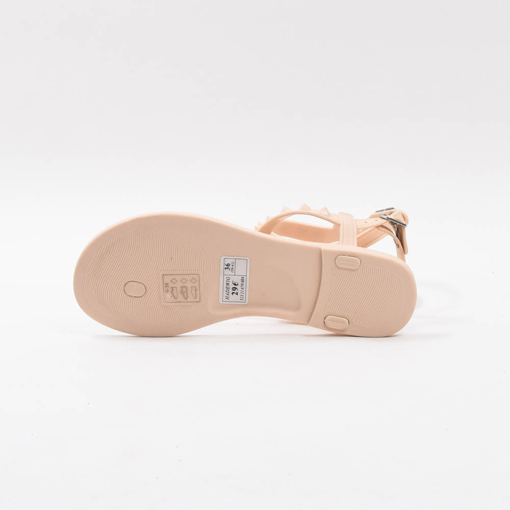 ANDRÉ SANDALES FEMME HADEWIG CAOUTCHOUC BEIGE - 52321670604