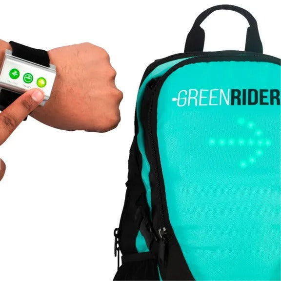 GREENRIDERS Flashing backpack - 3701107922253