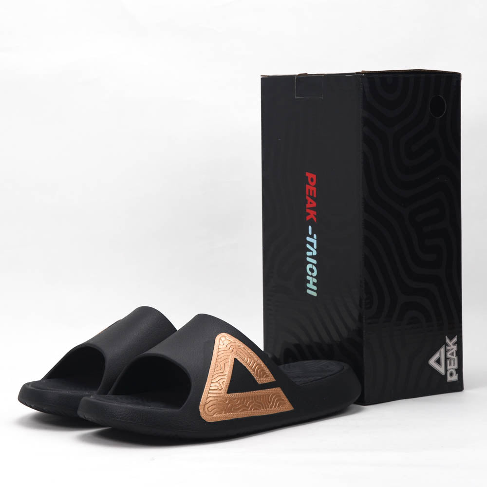 Peak Taichi Slippers Black Gold