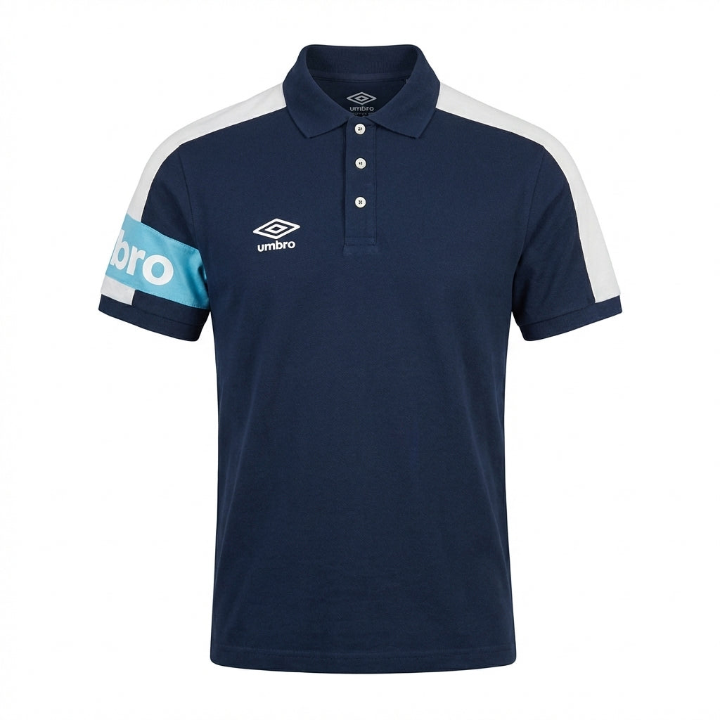 UMBRO POLOS ORIGINAL HOMME BLEU COTON - UAA241M014 -002