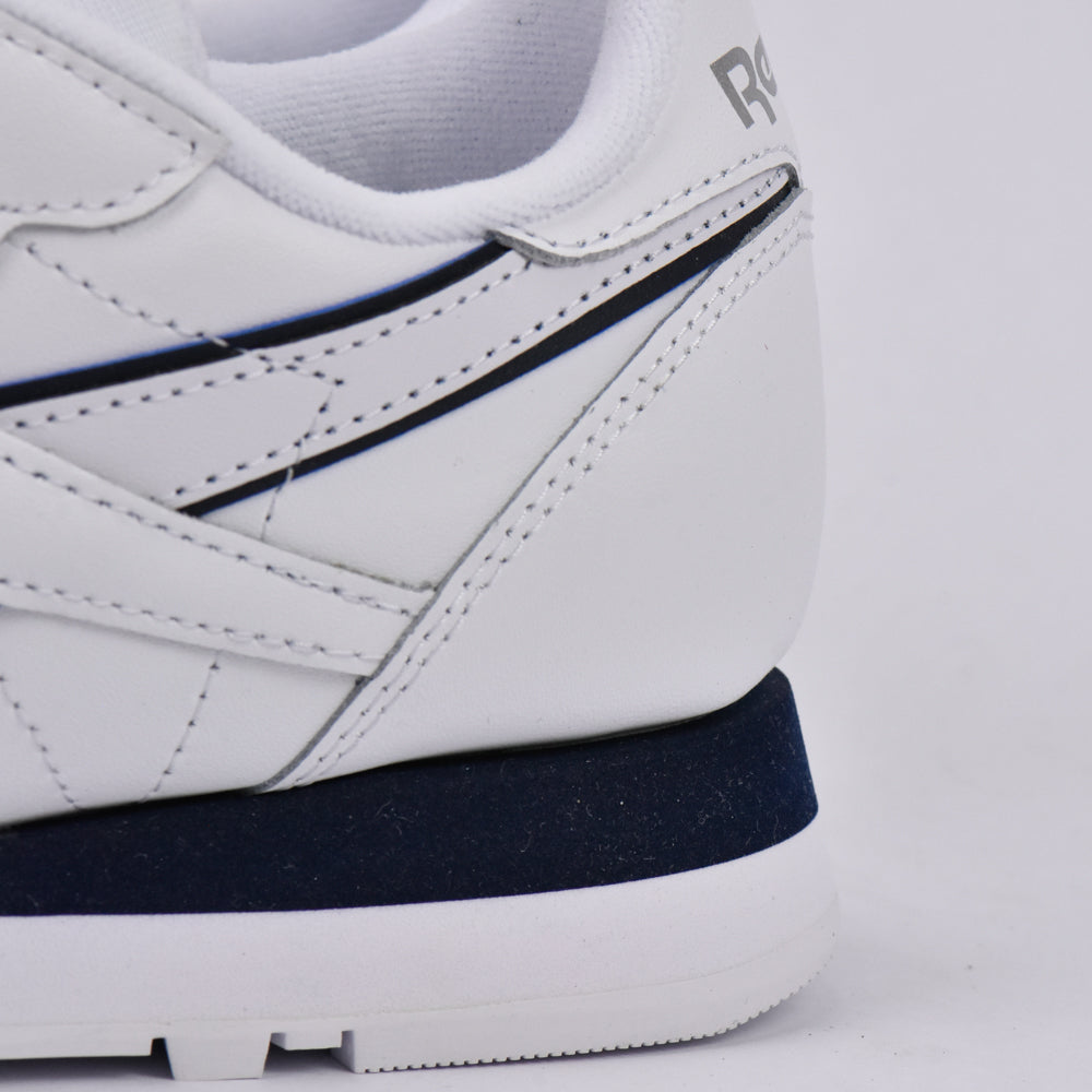 REEBOK CLASSIC LEATHER WHITE/WHITE/NAVY - 100201123