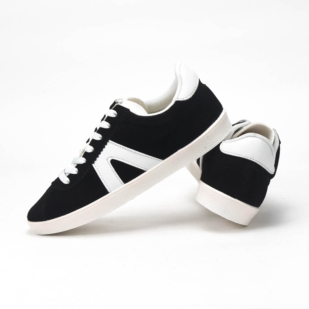 ANDRÉ BASKETS FEMME SPRINTER DAIM NOIR BLANC - 52149132400