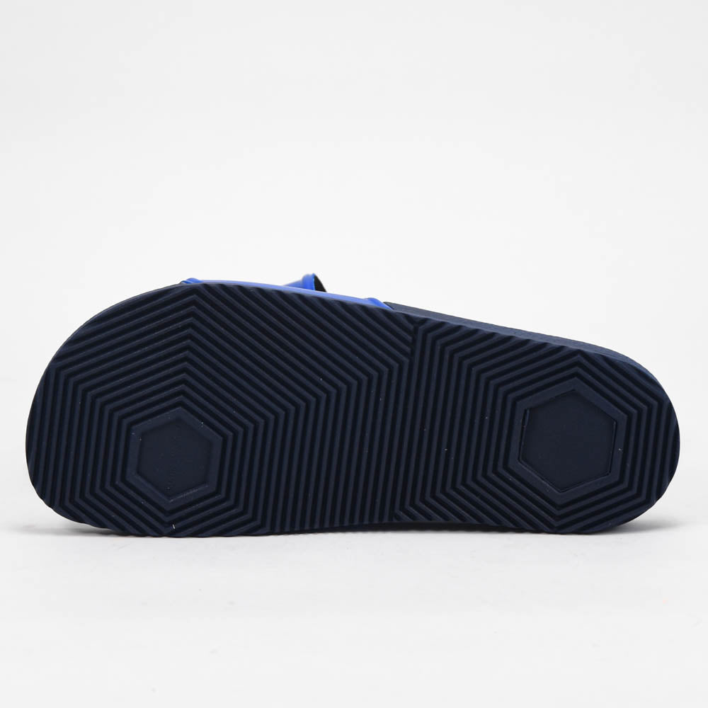 HARMONT AND BLAINE CIABATTA UOMO EVA - LOGO BLU - BIANCO - EFM231-131-6500