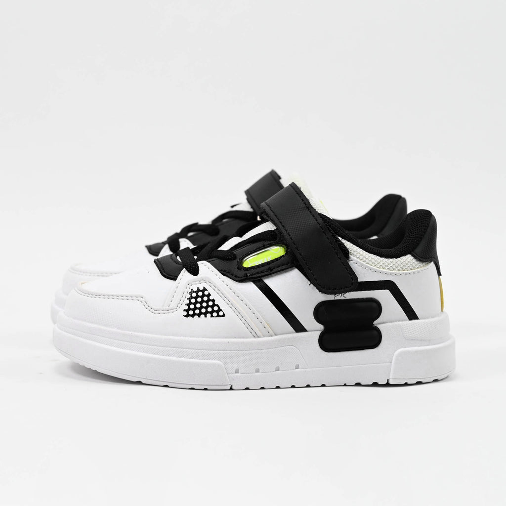 Peak Kid\'s Culture Shoes White Black - EK41850B-1020