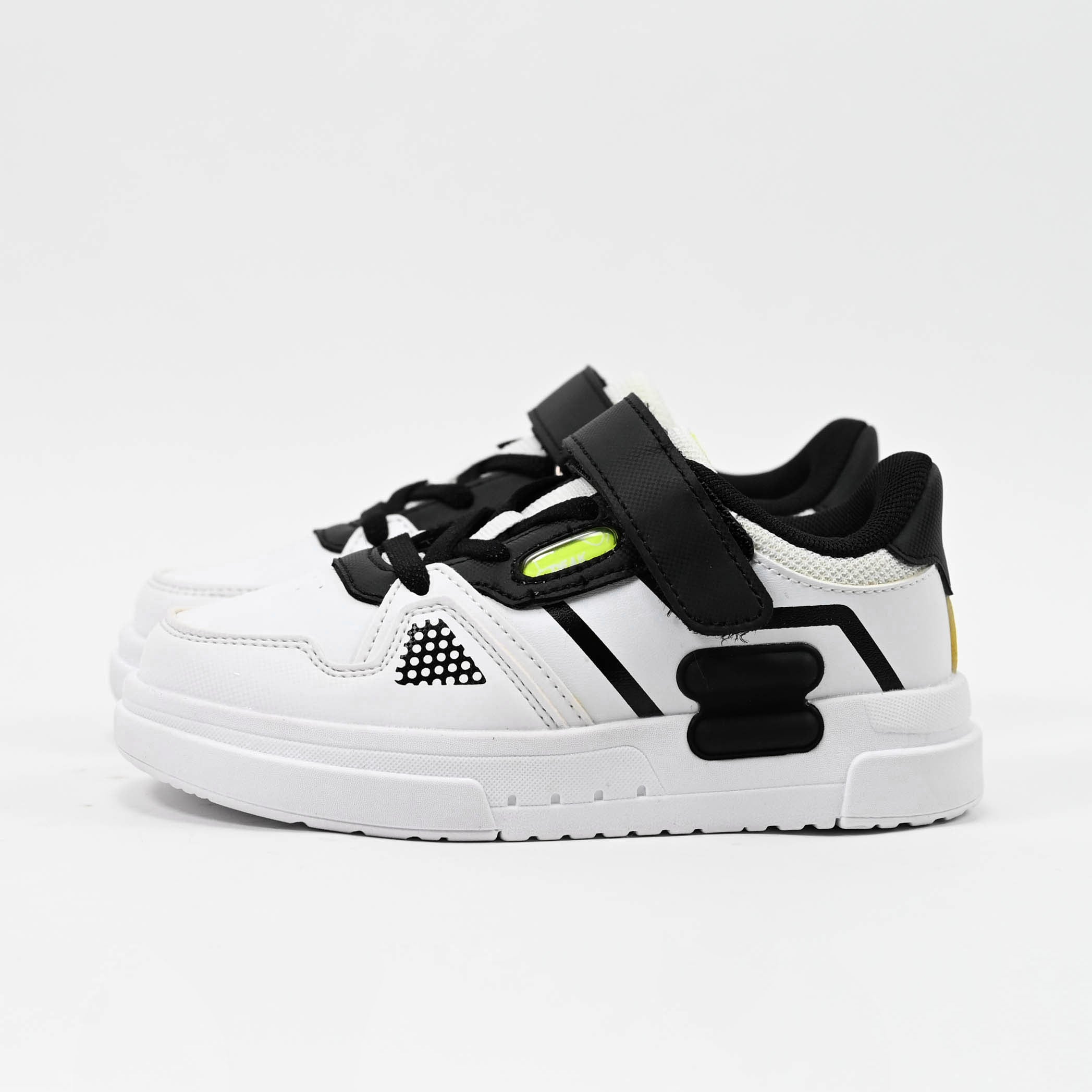 Peak Kid\'s Culture Shoes White Black - EK41850B-1020